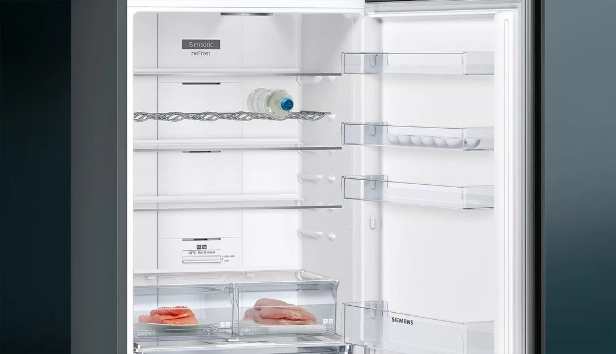 Frigorífico Combinado Siemens iQ300 KG49NXXEA No Frost de 203 cm - Black Inox Preto-4