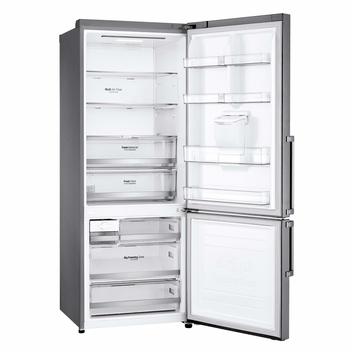 Frigorífico Combinado LG GBF567PZCMB No Frost, Door Cooling+?, Wi-Fi com Dispensador sem Canalização e de 185 cm - Shiny Steel Inox-6