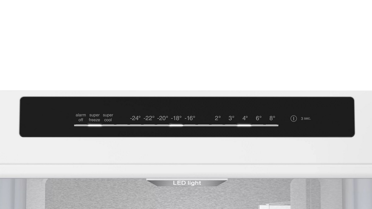 Frigorífico Combinado Bosch Série 6 KGN39LBCF VitaFresh XXL, Tecnologia Intelligent Inverter e No Frost e de 203 cm - Preto Vidro preto-3