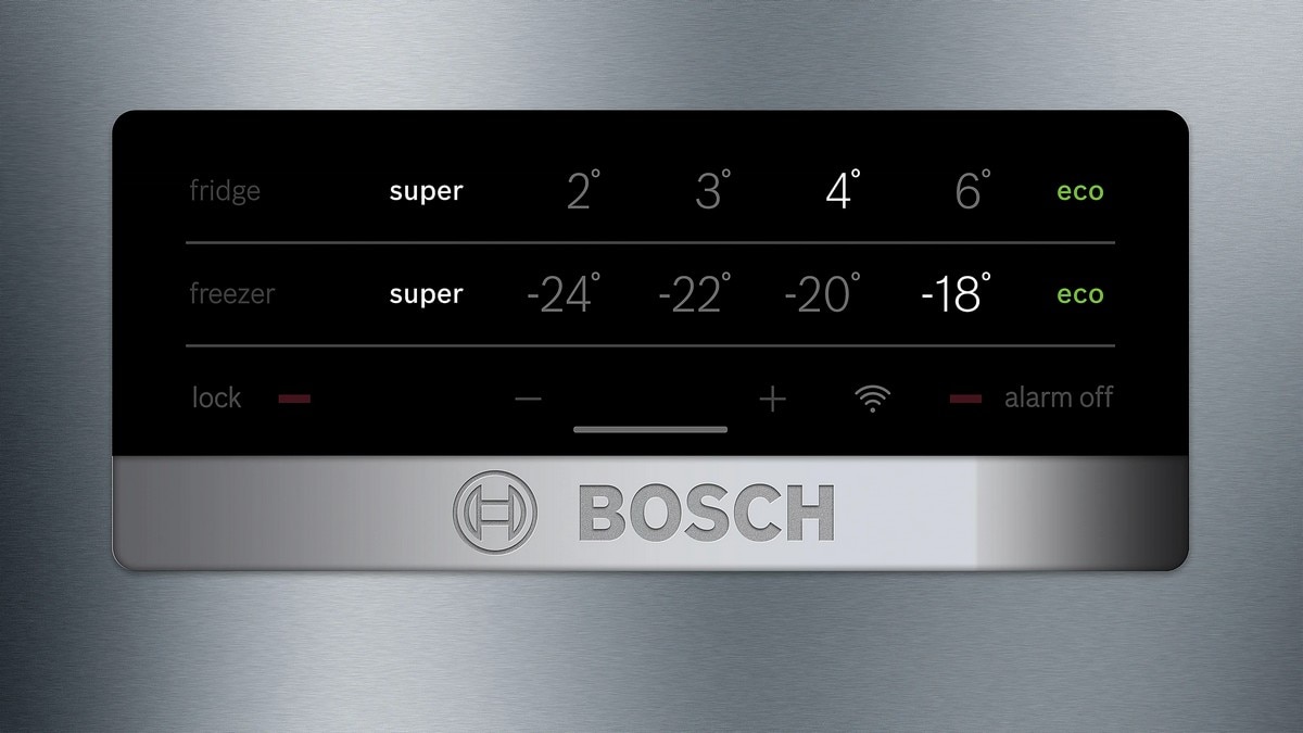 Frigorífico Combinado Bosch Série 4 KGN49XIEA VitaFresh, PerfectFit e No Frost e de 203 cm - Inox Anti-dedadas Aço mate anti marcas-3