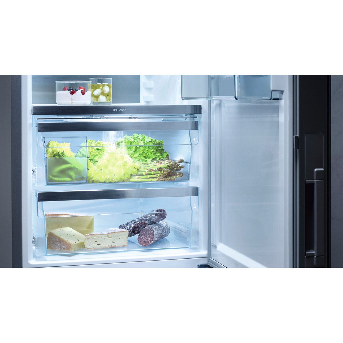 Frigorífico Combinado Miele KFN 4375 DD el DailyFresh, NoFrost e ComfortClean e de 185 cm - Look Inox LookInox-8