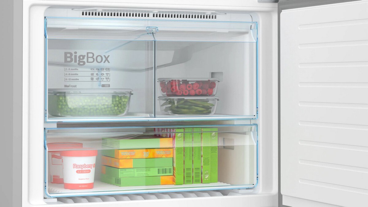 Frigorífico Combinado Bosch Série 4 KGN86VIEA VitaFresh, PerfectFit e No Frost e de 186 cm - Inox Anti-dedadas Inox-6