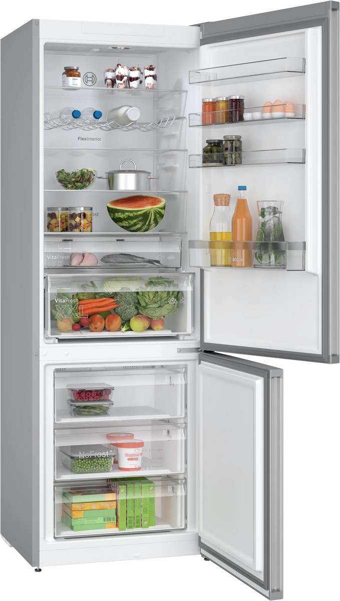 Frigorífico Combinado Bosch Série 4 KGN497LDF VitaFresh XXL, PerfectFit e No Frost e de 203 cm - Look Inox Inox-2
