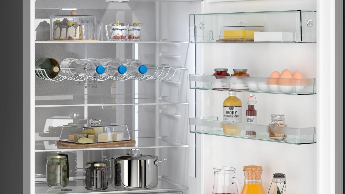 Frigorífico Combinado Siemens iQ500 KG49NAXCF No Frost de 203 cm - Black Inox Inox/Preto-4