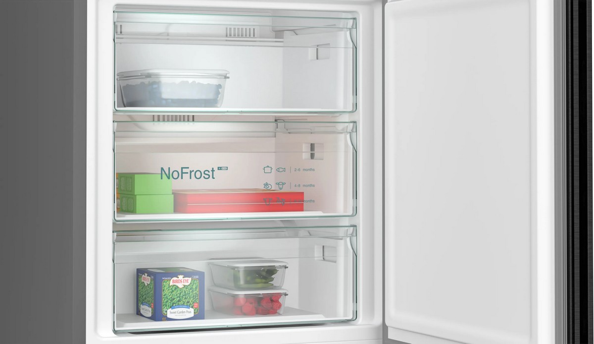 Frigorífico Combinado Siemens iQ500 KG49NAXCF No Frost de 203 cm - Black Inox Inox/Preto-6