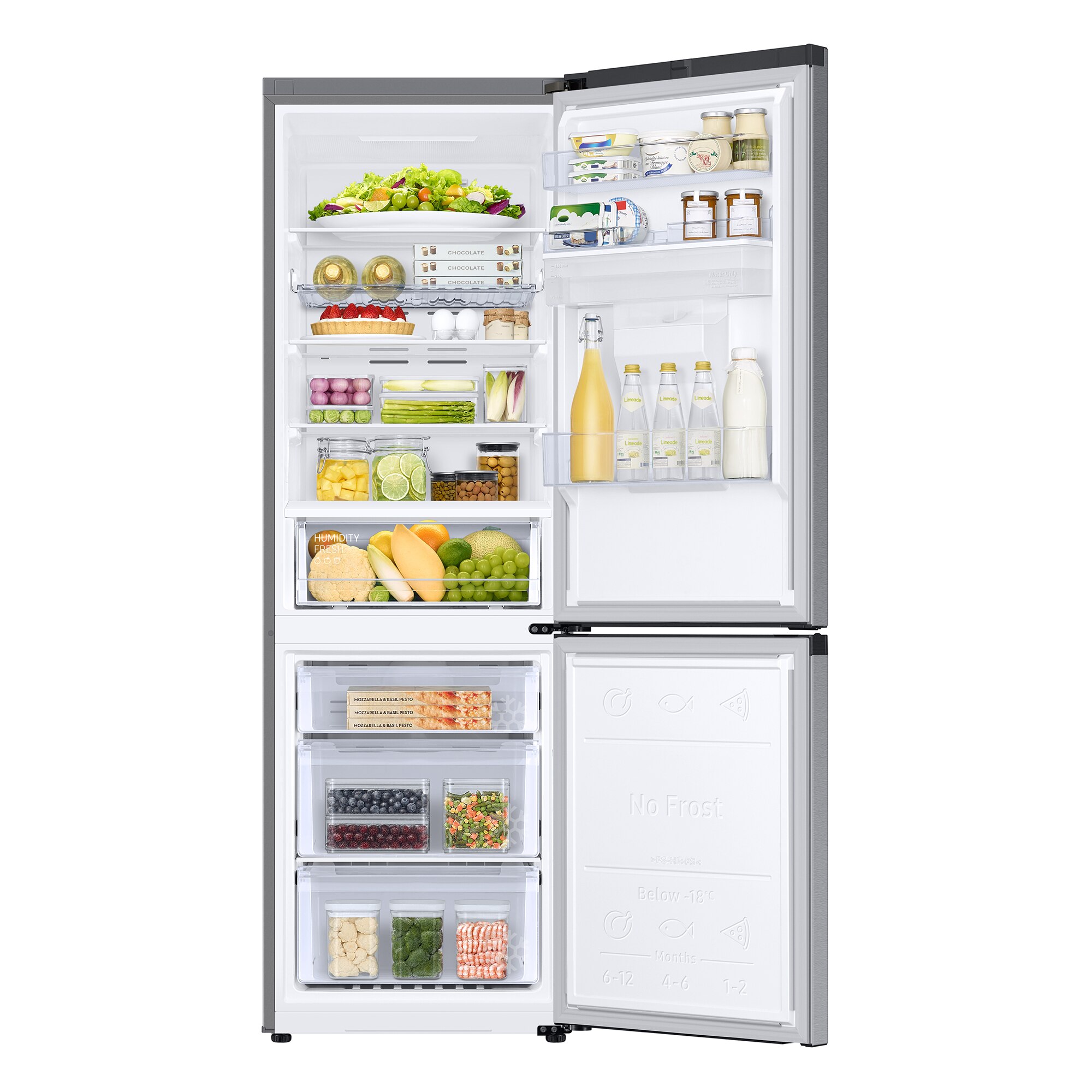 Frigorífico Combinado Samsung RB34C632DSA/EF No Frost, Smart, de 341 Litros - Inox Inox-3