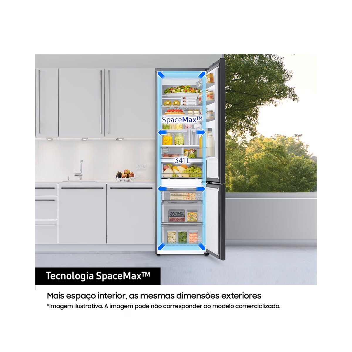 Frigorífico Combinado Samsung RB34C632DSA/EF No Frost, Smart, de 341 Litros - Inox Inox-5