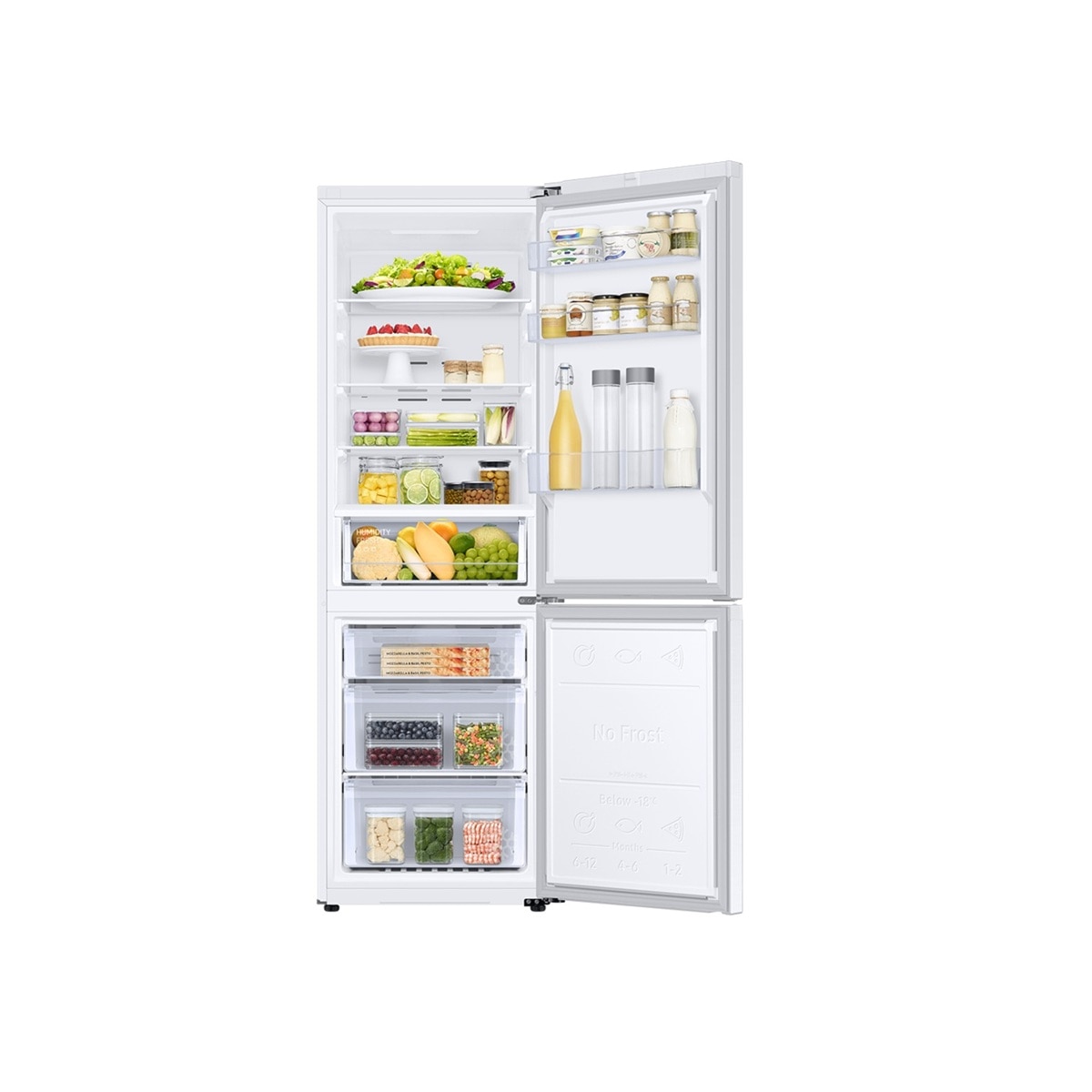 Frigorífico Combinado Samsung RB34C600CWW No Frost Wi-Fi de 185 cm - Branco Branco-3