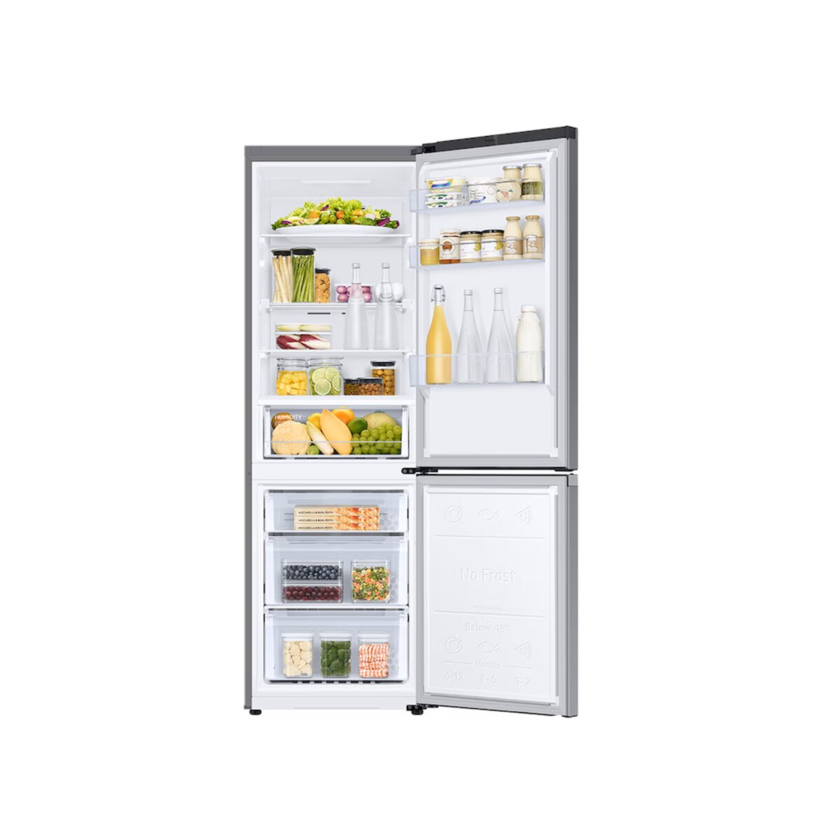 Frigorífico Combinado Samsung RB34C671DS9 No Frost Wi-Fi de 185 cm - Inox Inox-2