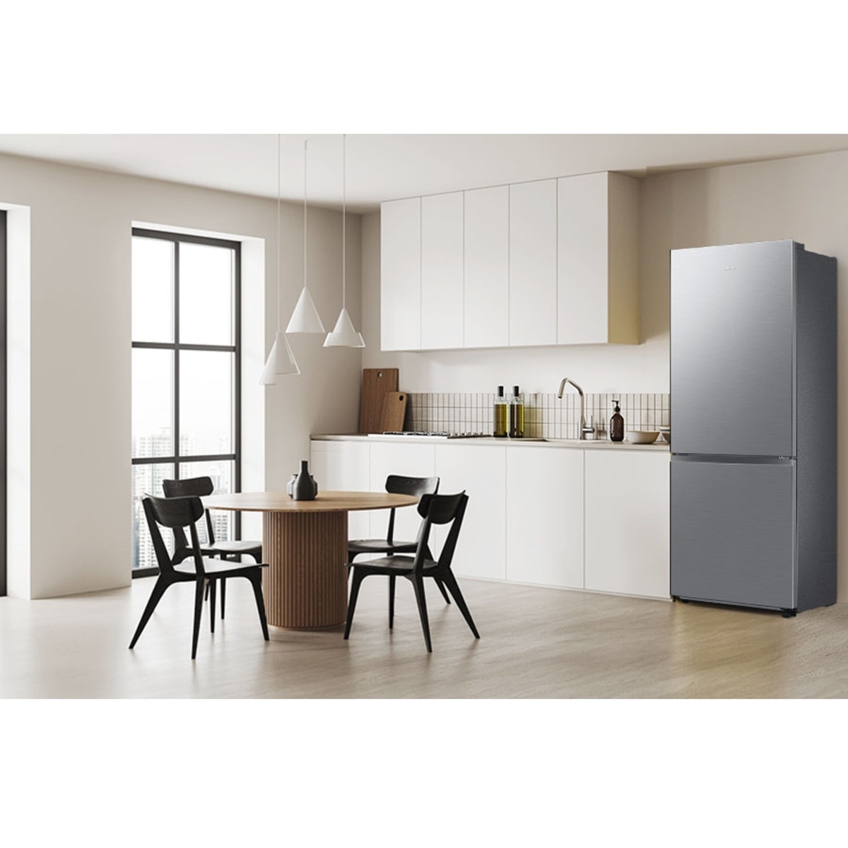 Frigorífico Combinado Samsung RB53DG703DS9 No Frost, All-Around Cooling, Wi-Fi e App SmartThings, de 203 cm - Inox Inox-5