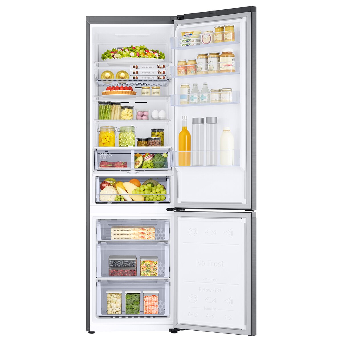Frigorífico Combinado Samsung RB38C675CS9/EF No Frost, WiFi e Smart AI e de 203 cm - Inox Inox-6