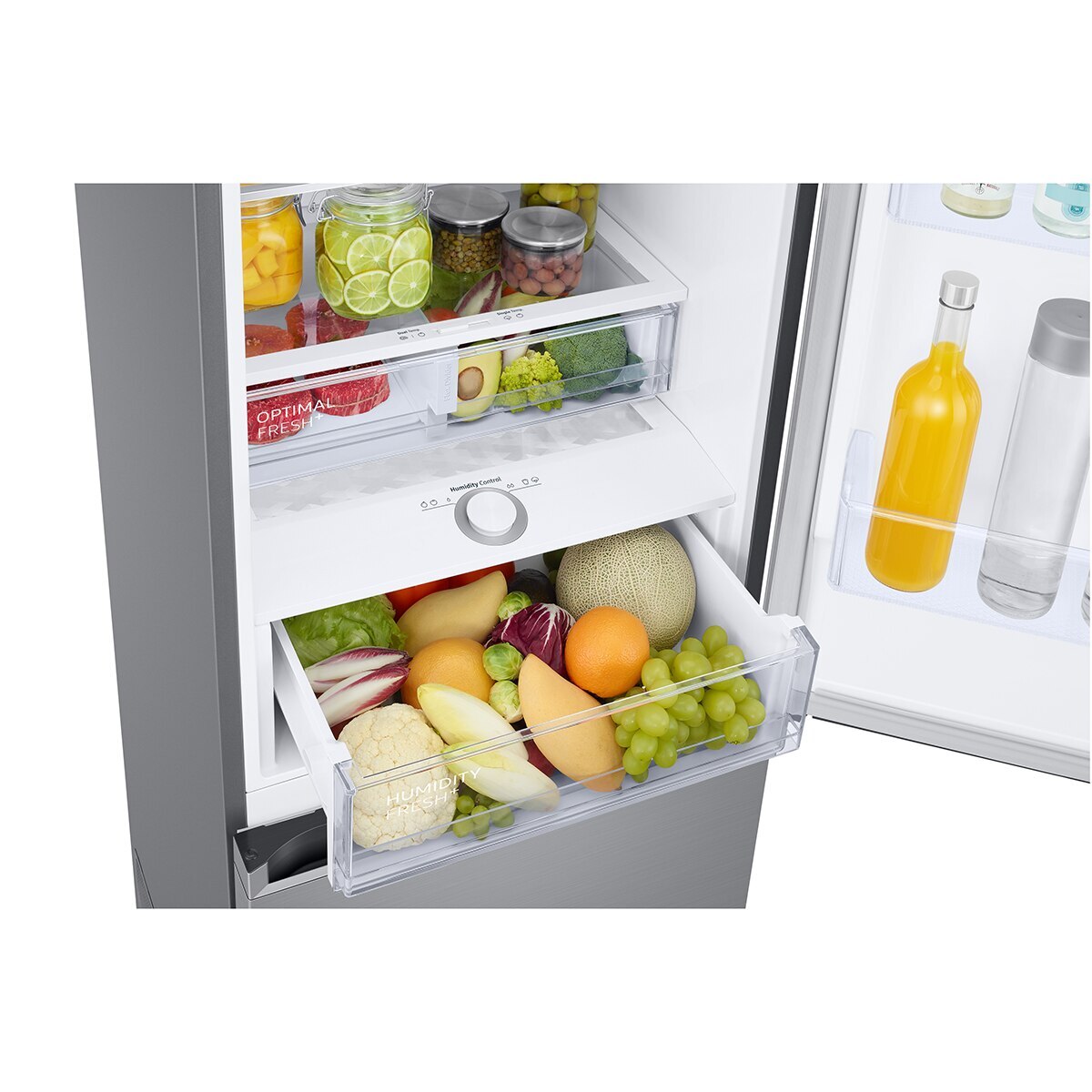 Frigorífico Combinado Samsung RB38C675CS9/EF No Frost, WiFi e Smart AI e de 203 cm - Inox Inox-9