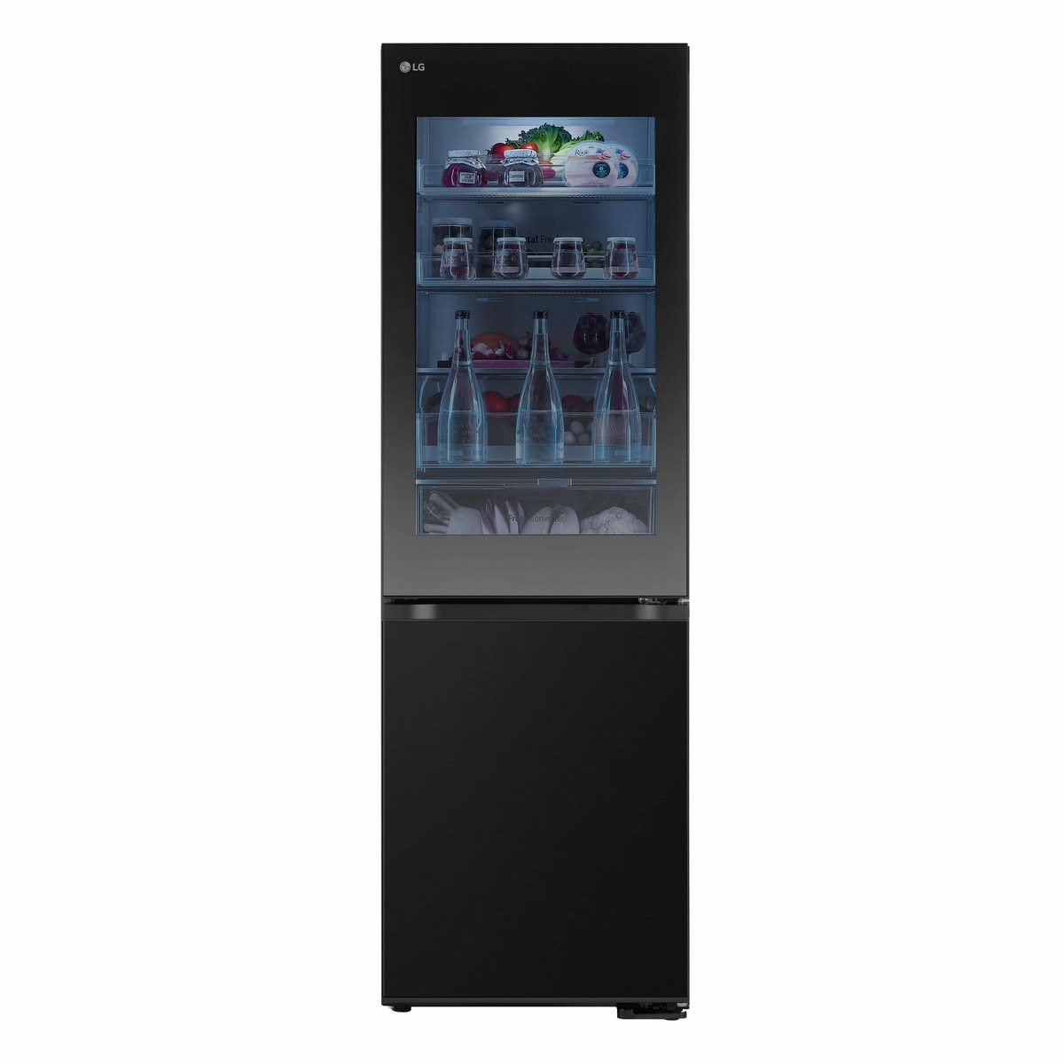 Frigorífico Combinado LG GBG5160CEV No Frost, Instaview, LinearCooling, LinearCooling, Smart Diagnosis e de 186 cm - Matte Black Aço/Preto/Grafite-3