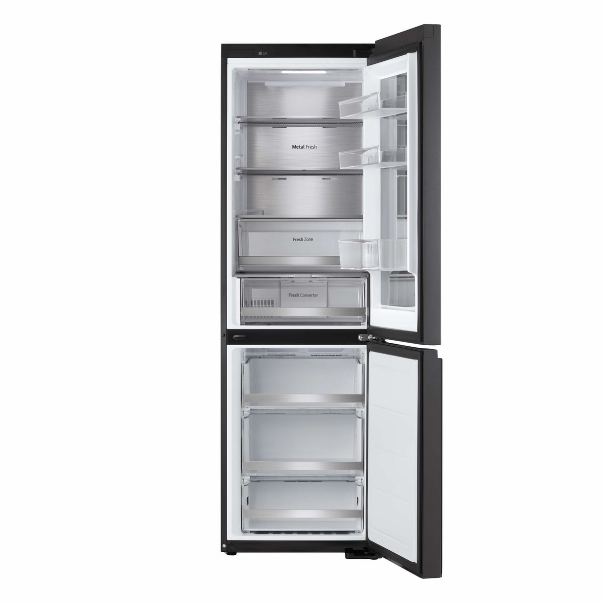 Frigorífico Combinado LG GBG5160CEV No Frost, Instaview, LinearCooling, LinearCooling, Smart Diagnosis e de 186 cm - Matte Black Aço/Preto/Grafite-5