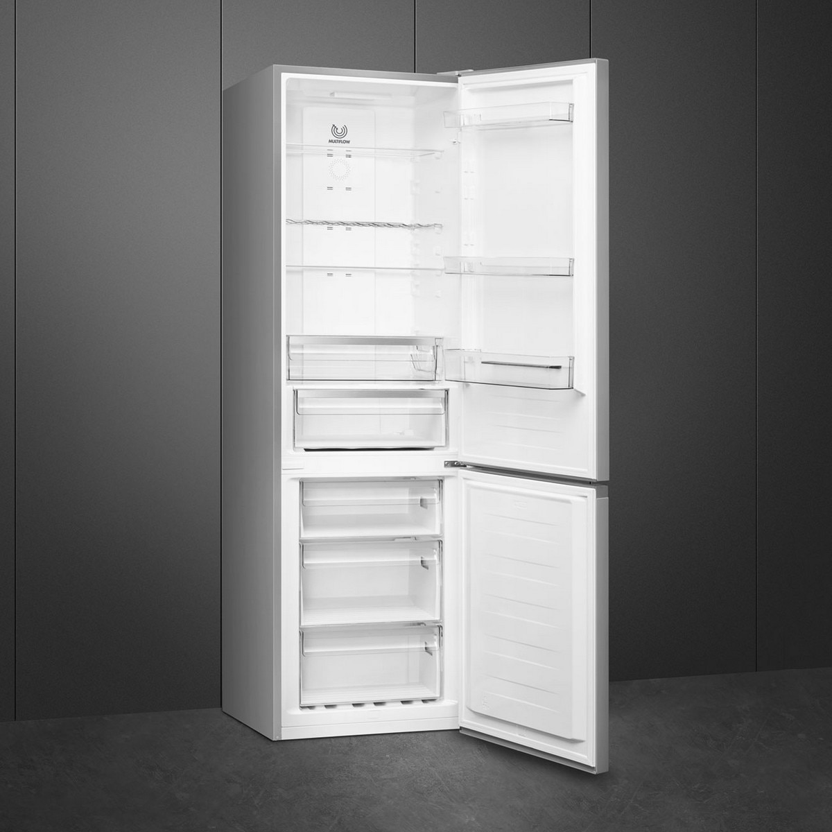 Frigorífico Combinado Smeg Universal RC18XDND Total No Frost e de 185 cm - Inox Aço inoxidável-4