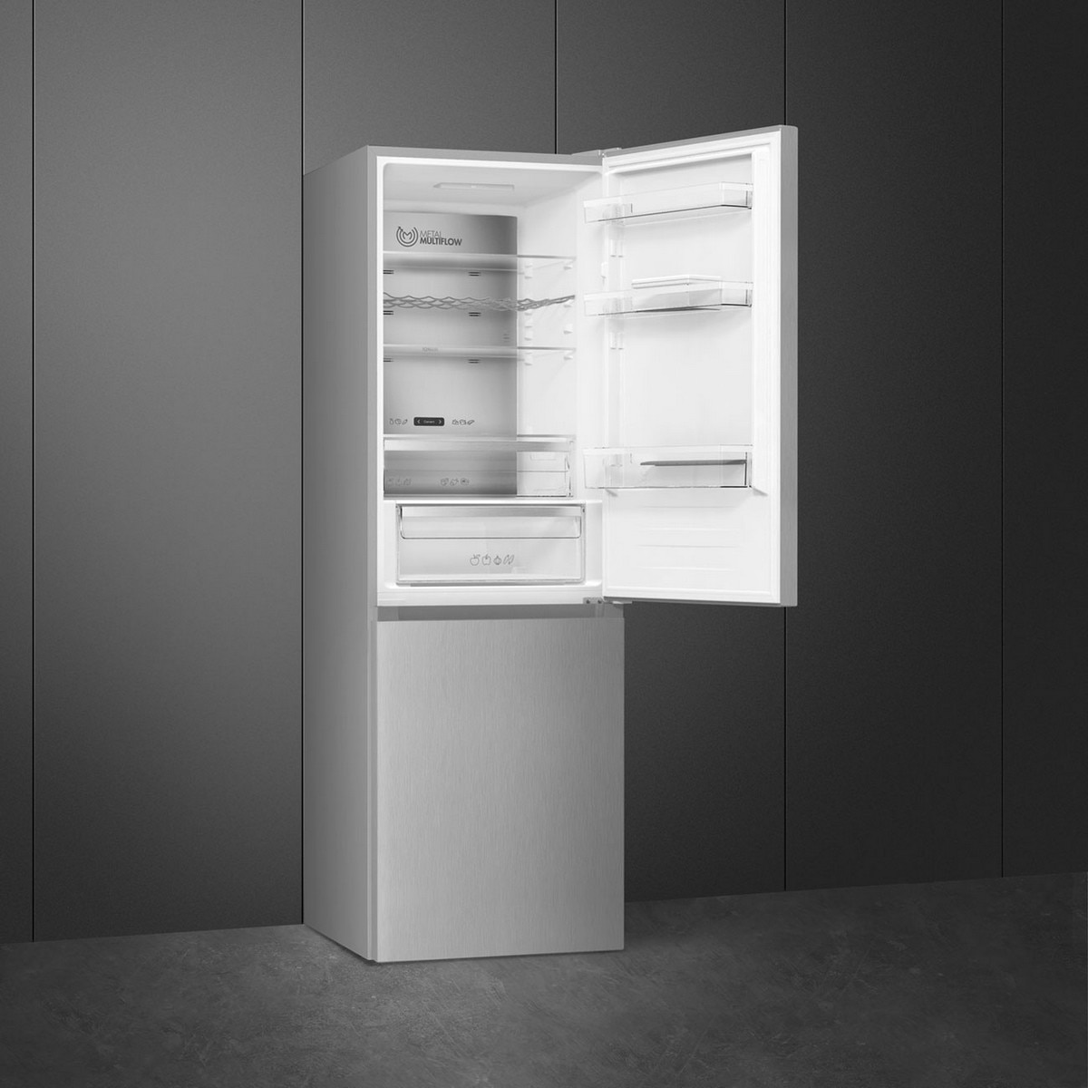 Frigorífico Combinado Smeg Universal RC19XDNMD Total No Frost e de 185 cm - Inox Inox-5