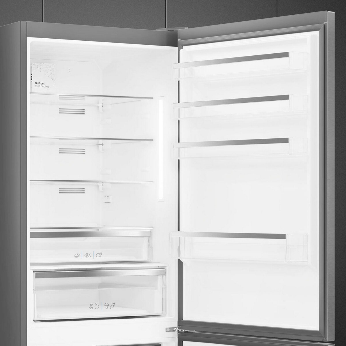 Frigorífico Combinado Smeg FC48XDNE No Frost e de 192 cm - Inox Escovado LookInox-5
