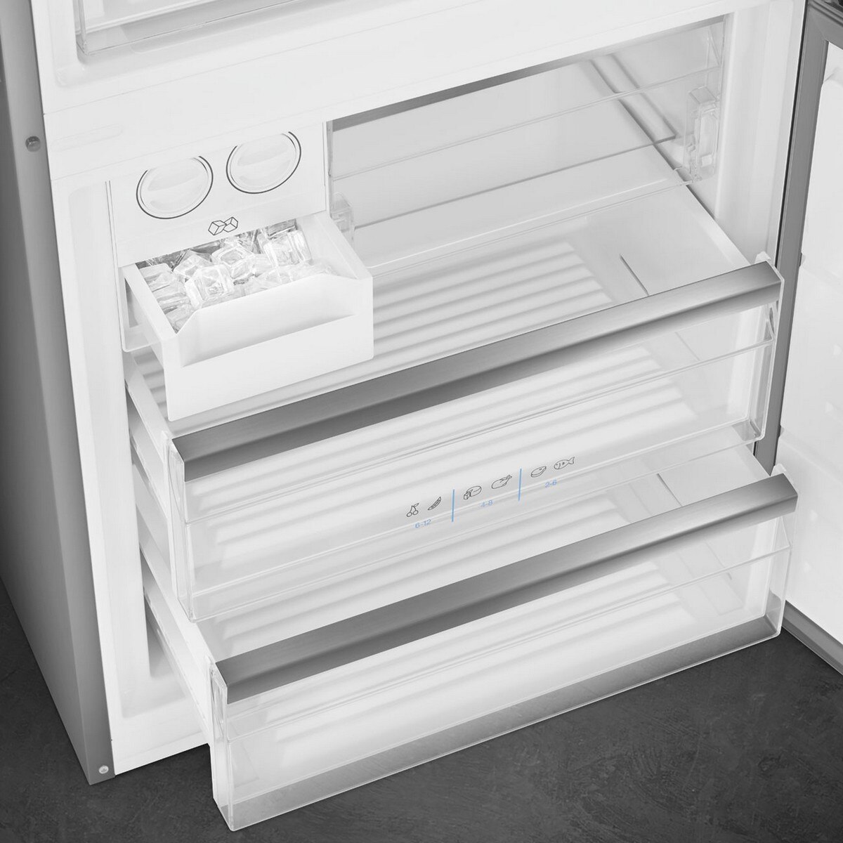 Frigorífico Combinado Smeg FC48XDNE No Frost e de 192 cm - Inox Escovado LookInox-6