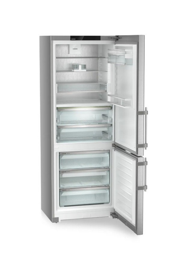 Frigorífico Combinado Liebherr CBNsda 775i Prime, No Frost, Bio Fresh de 201,5 cm- Inox Aço inoxidável-2
