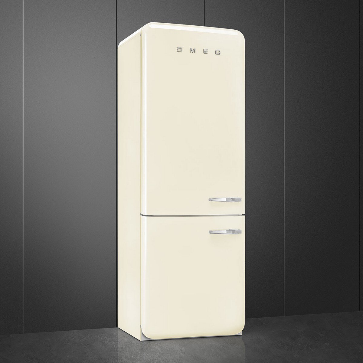 Frigorífico Combinado Smeg FAB38LCR6 Total No Frost, 481 litros com Abertura à Esquerda - Creme Creme-3
