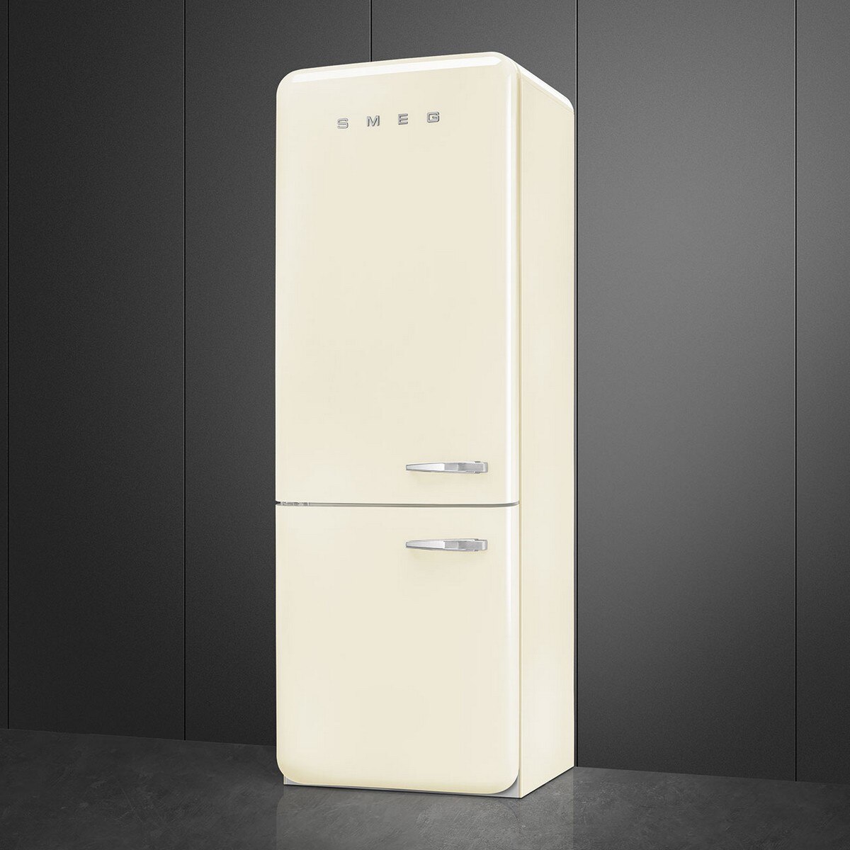 Frigorífico Combinado Smeg FAB38LCR6 Total No Frost, 481 litros com Abertura à Esquerda - Creme Creme-4