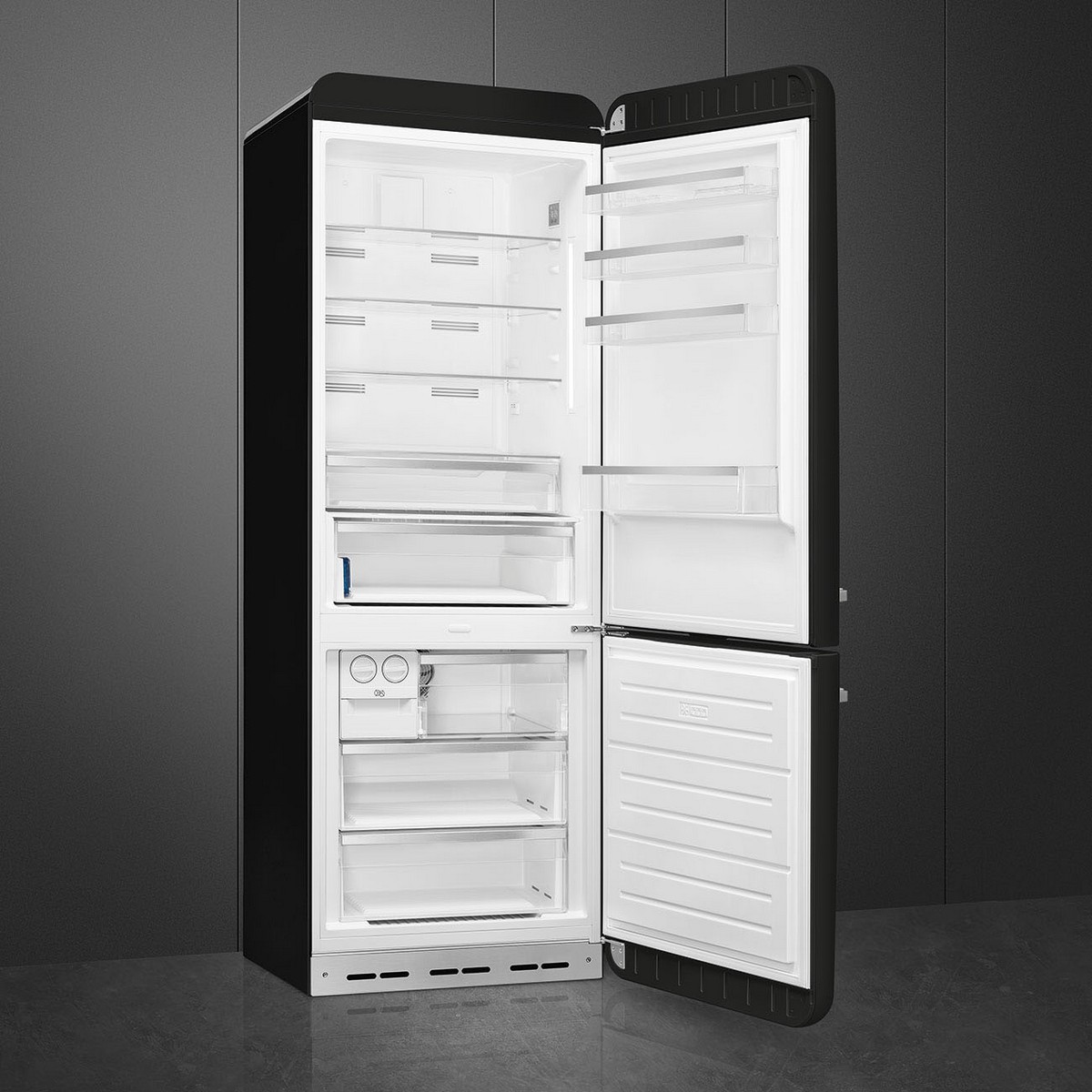 Frigorífico Combinado Smeg FAB38RBL6 Total No Frost, 481 litros com Abertura à Direita - Preto Preto-5