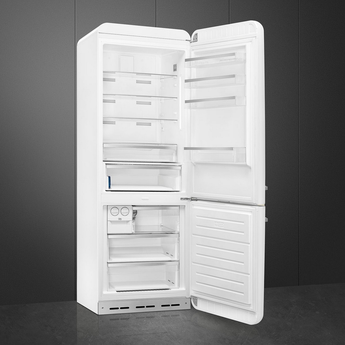 Frigorífico Combinado Smeg FAB38RWH6 Total No Frost, 481 litros com Abertura à Direita - Branco Branco-5