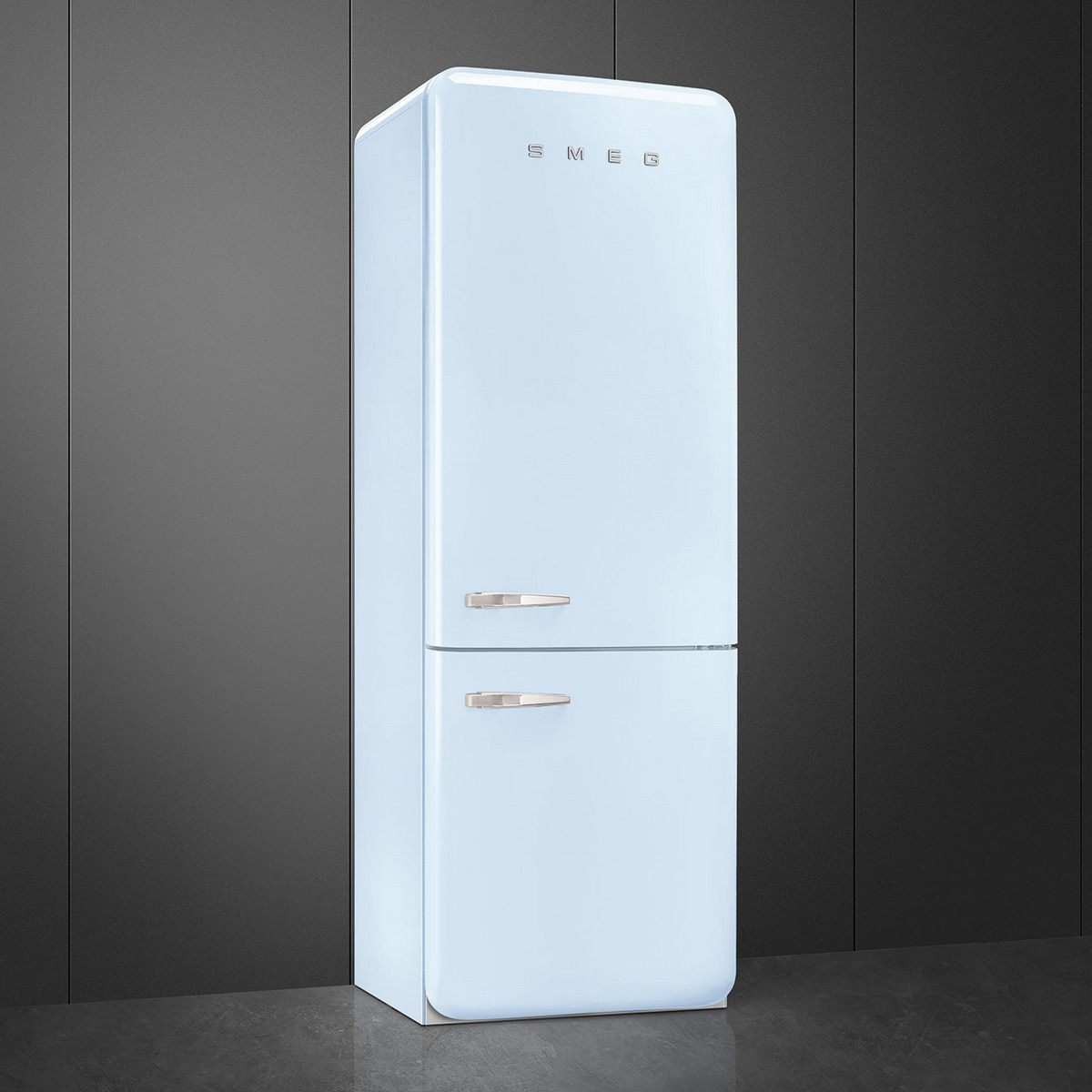 Frigorífico Combinado Smeg FAB38RPB6 Total No Frost, 481 litros com Abertura à Direita - Azul Céu Azul Céu-3