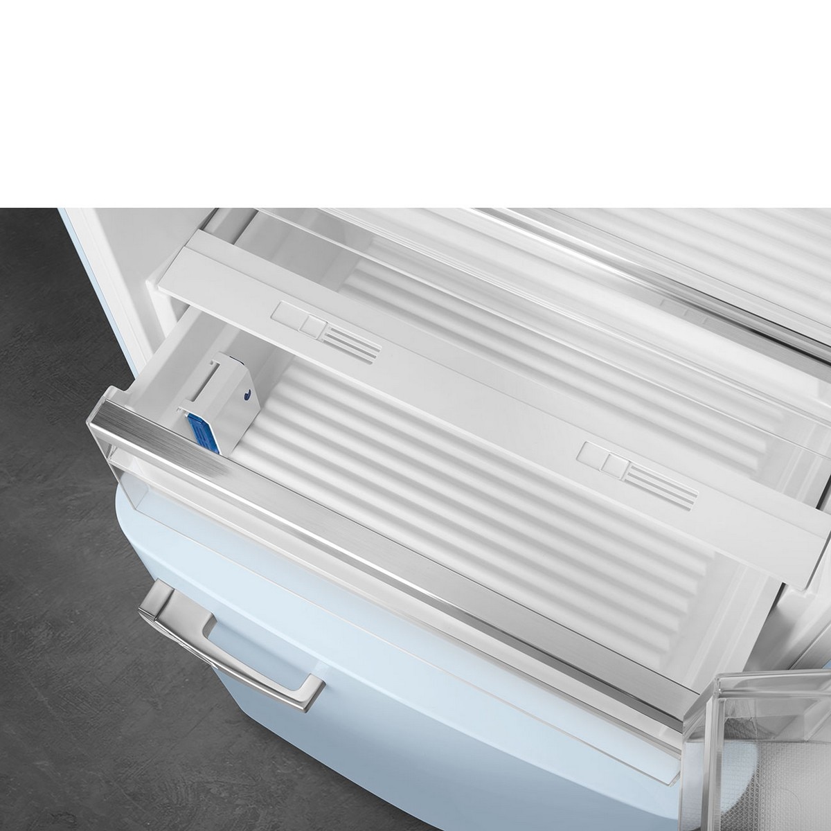 Frigorífico Combinado Smeg FAB38RPB6 Total No Frost, 481 litros com Abertura à Direita - Azul Céu Azul Céu-7