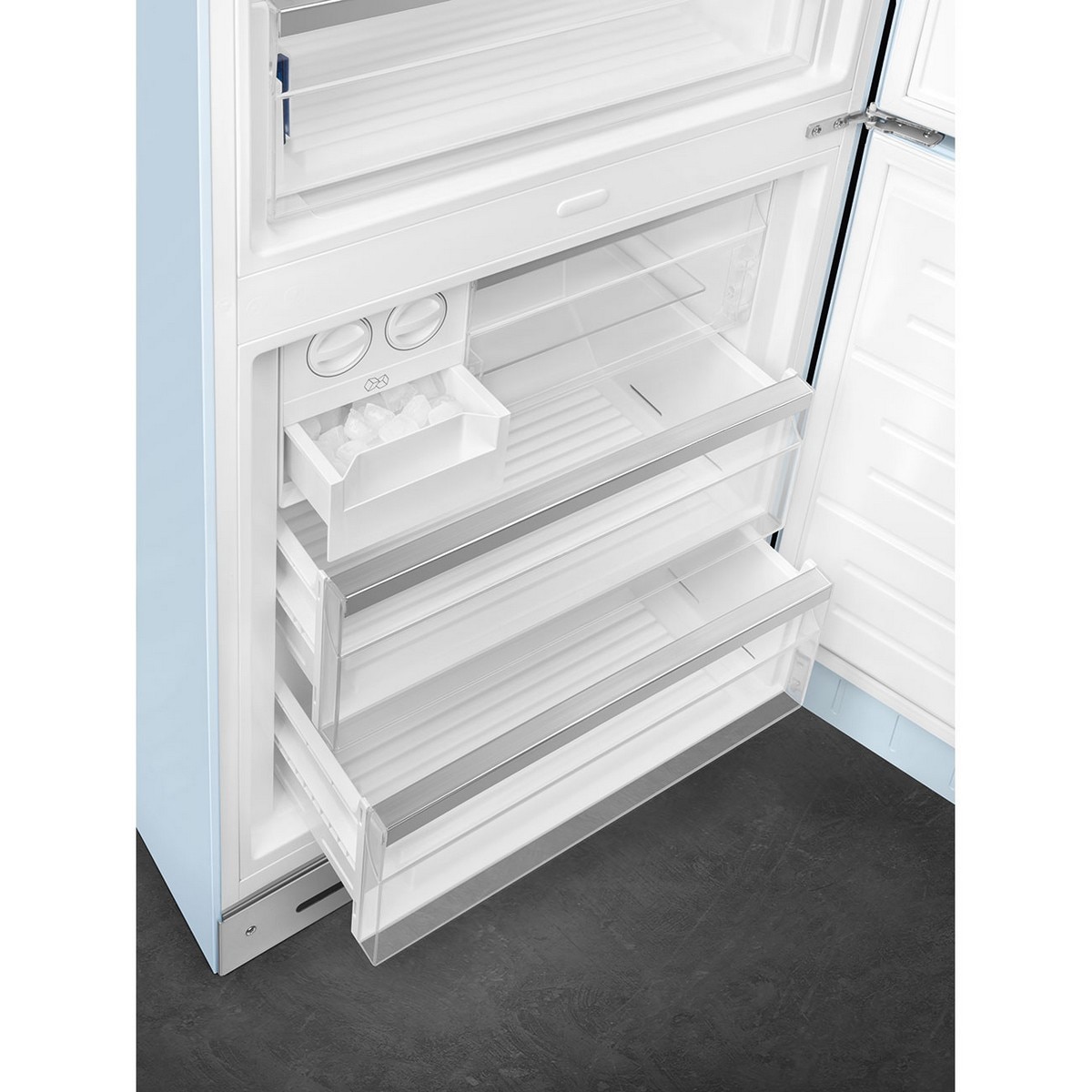 Frigorífico Combinado Smeg FAB38RPB6 Total No Frost, 481 litros com Abertura à Direita - Azul Céu Azul Céu-10