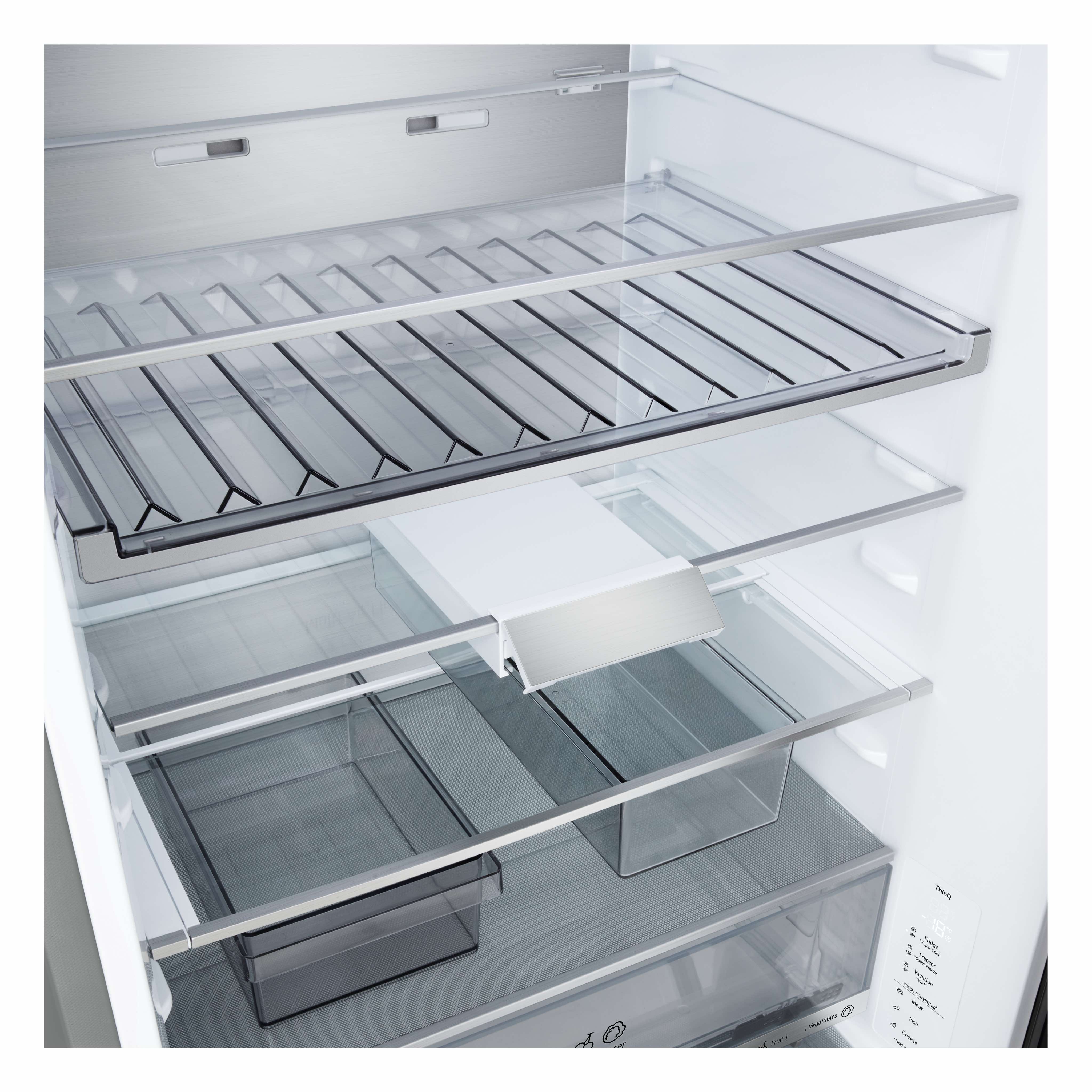 Frigorífico Combinado LG GBBW726CMB DoorCooling+ Aço Texturizado-8