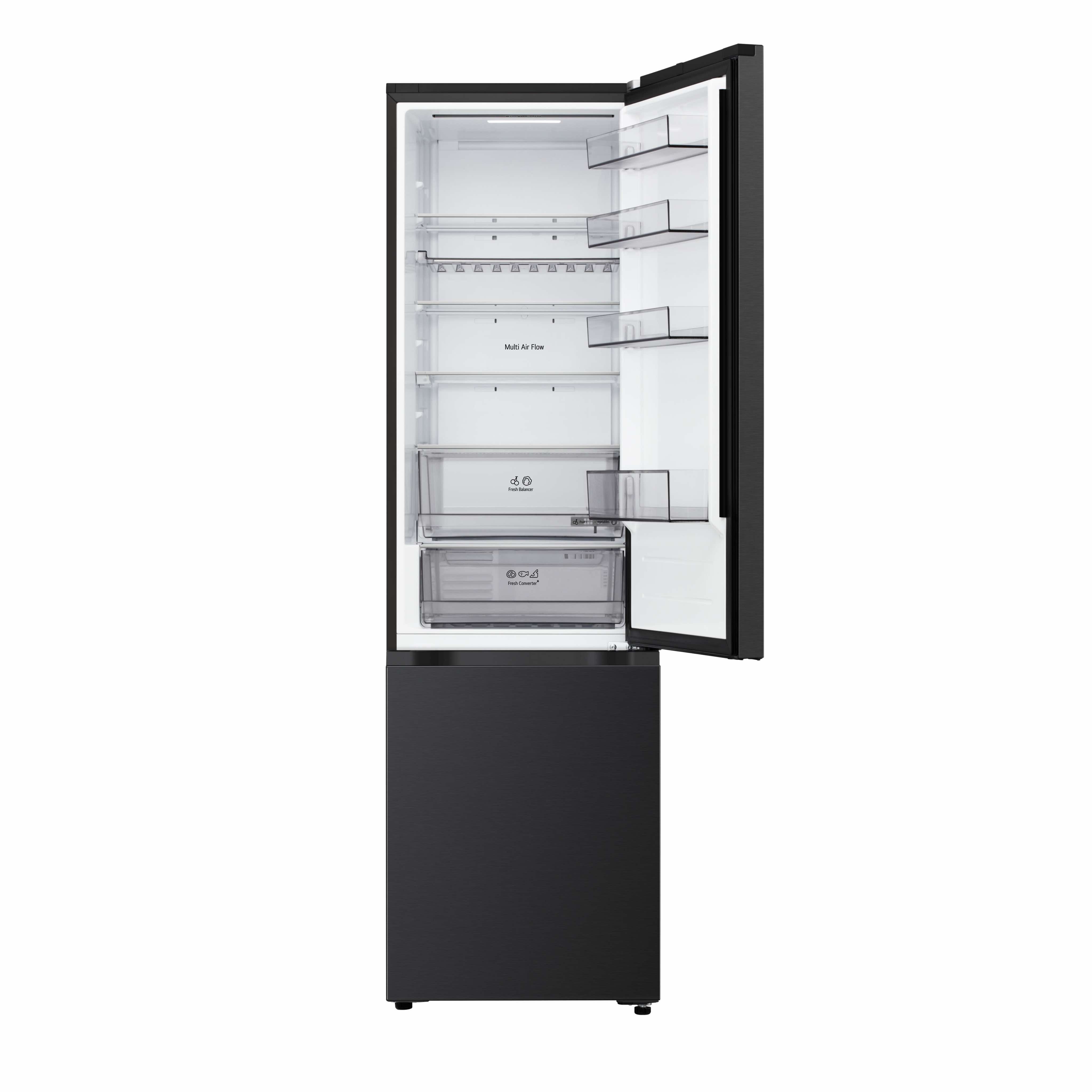 Frigorífico Combinado LG GBBS322AEV Total No Frost, Smart Inverter, Door Cooling+, Multi Air Flow, FRESH Converter de 203 cm - Essence Black Steel Preto-4