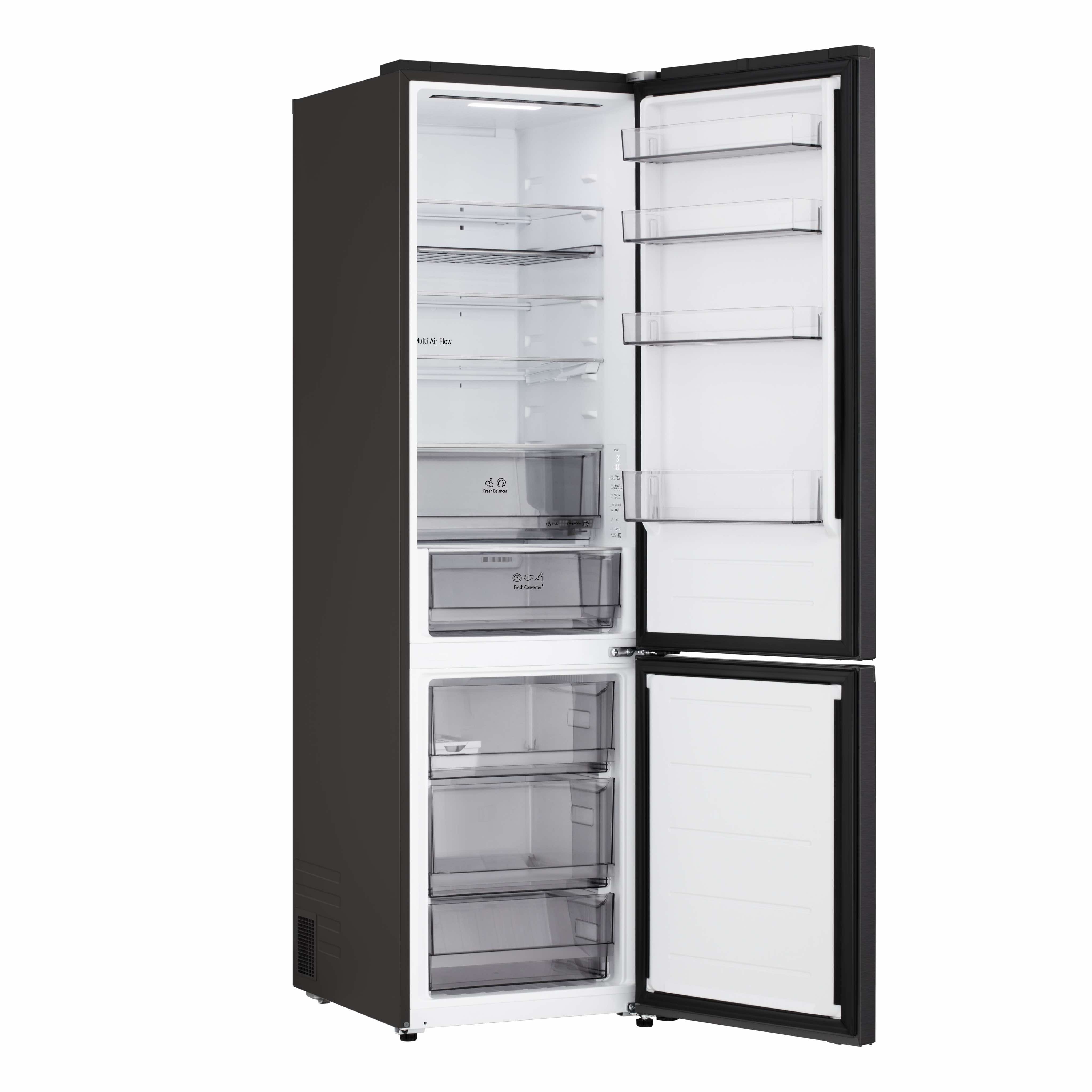 Frigorífico Combinado LG GBBS322AEV Total No Frost, Smart Inverter, Door Cooling+, Multi Air Flow, FRESH Converter de 203 cm - Essence Black Steel Preto-9