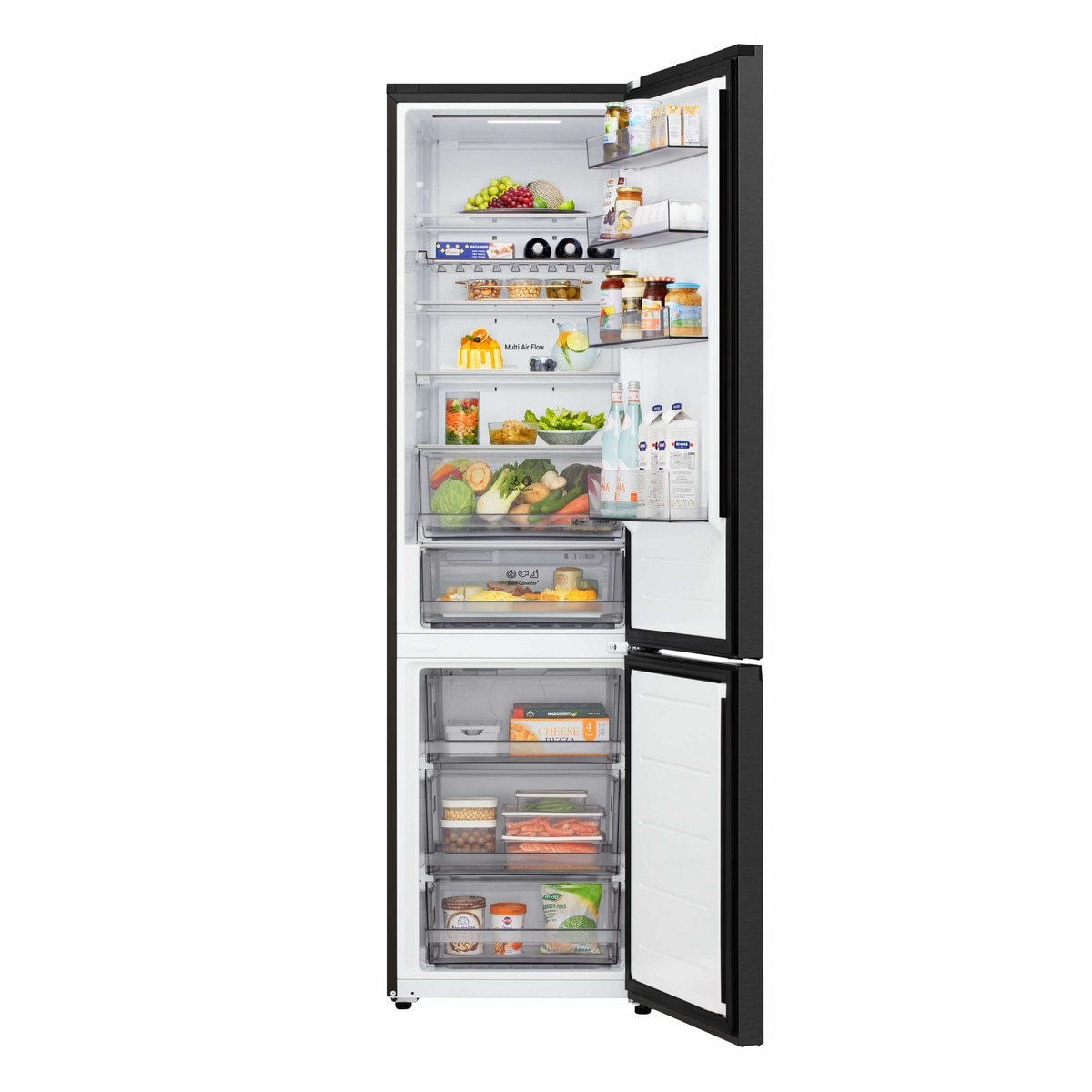Frigorífico Combinado Lg GBBS322BEV Total No Frost de 203 cm - Essence Black Steel Preto-3