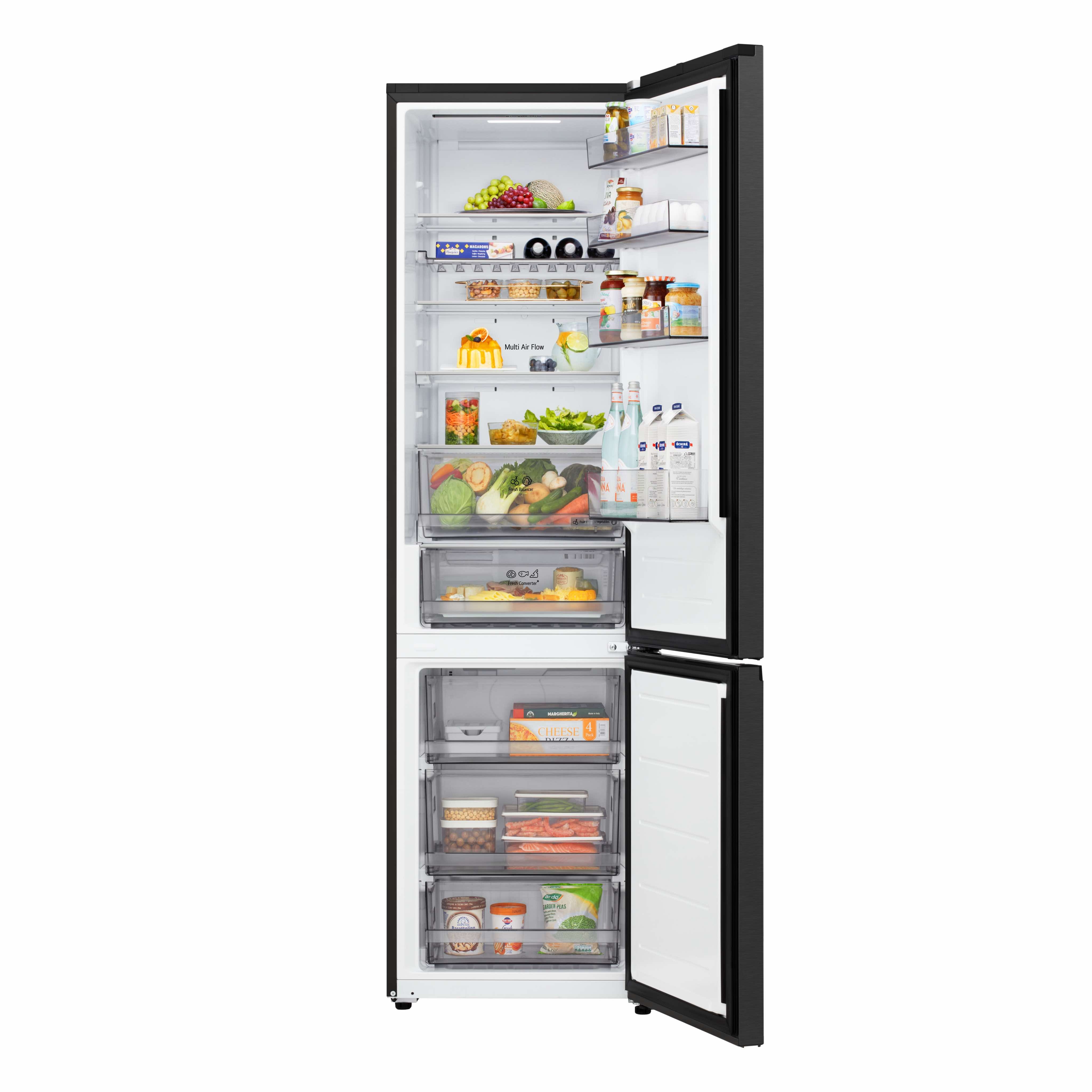 Frigorífico Combinado LG GBBS323CEV Total No Frost, Smart Inverter, Door Cooling+, Multi Air Flow, FRESH Converter+ de 203 cm - Essence Black Steel Preto-3