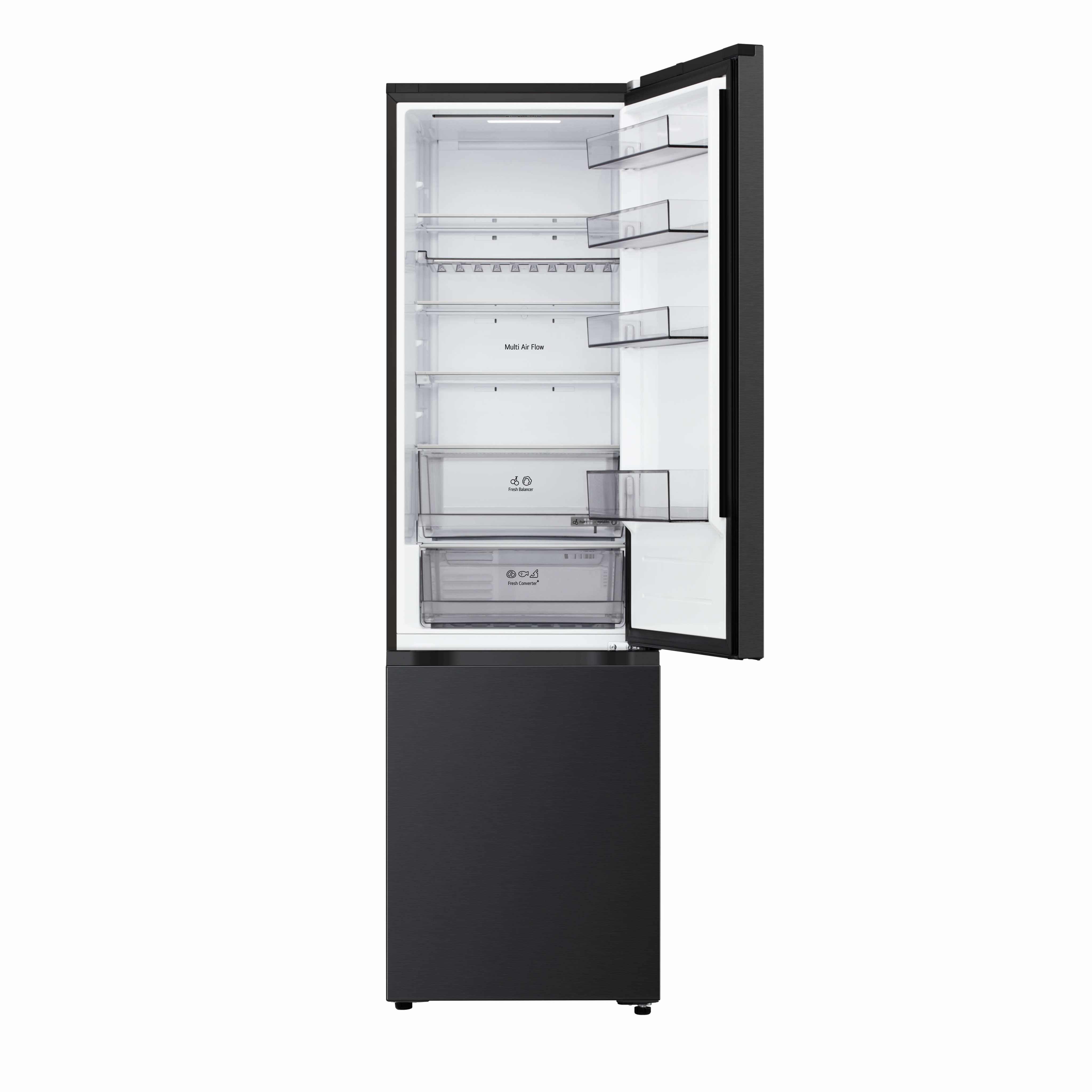 Frigorífico Combinado LG GBBS323CEV Total No Frost, Smart Inverter, Door Cooling+, Multi Air Flow, FRESH Converter+ de 203 cm - Essence Black Steel Preto-4