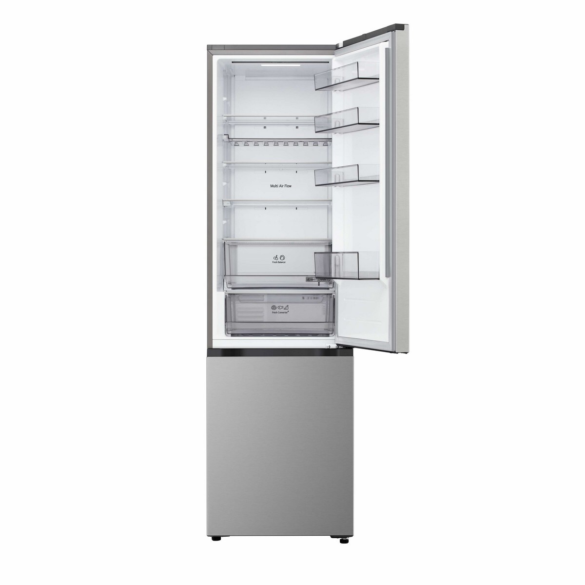 Frigorífico Combinado LG GBBS322CPY Total No Frost, Compressor Smart Inverter, Door Cooling, Multi Air Flow de 203 cm - Prime Silver Aço Antimarcas-4