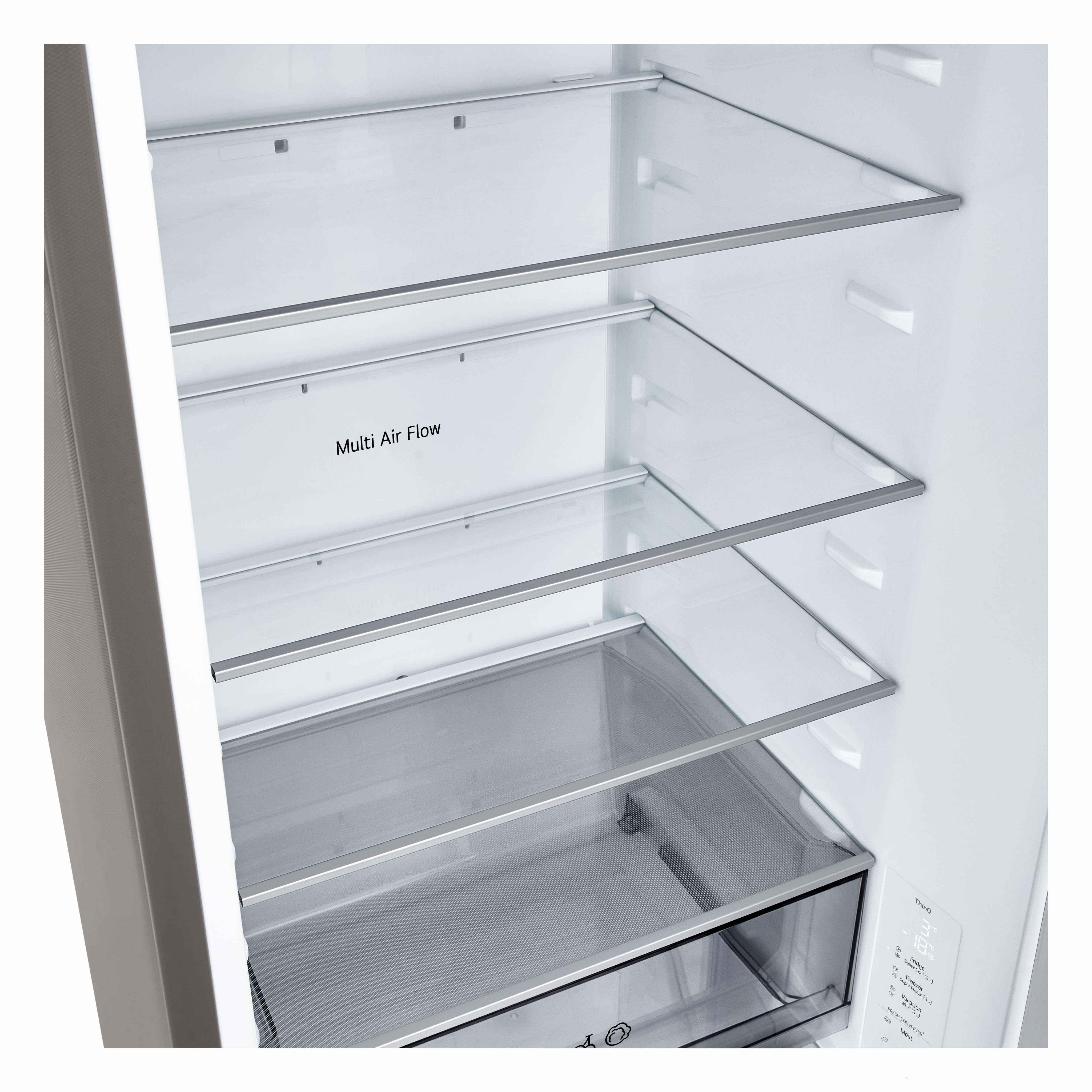 Frigorífico Combinado LG GBBSJ2CCPY Total No Frost, Smart Inverter, Door Cooling+, Multi Air Flow, FRESH Converter+ de 203 cm - Prime Silver Silver-13