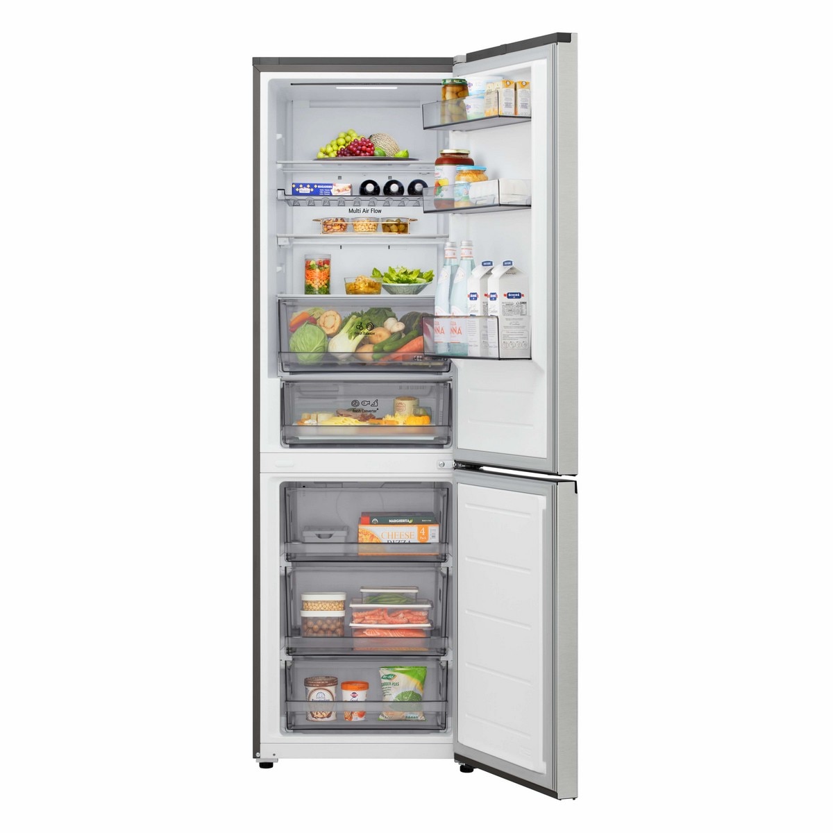 Frigorífico Combinado LG GBBS312CPY Total No Frost, de 186 cm - Prime Silver Silver-3