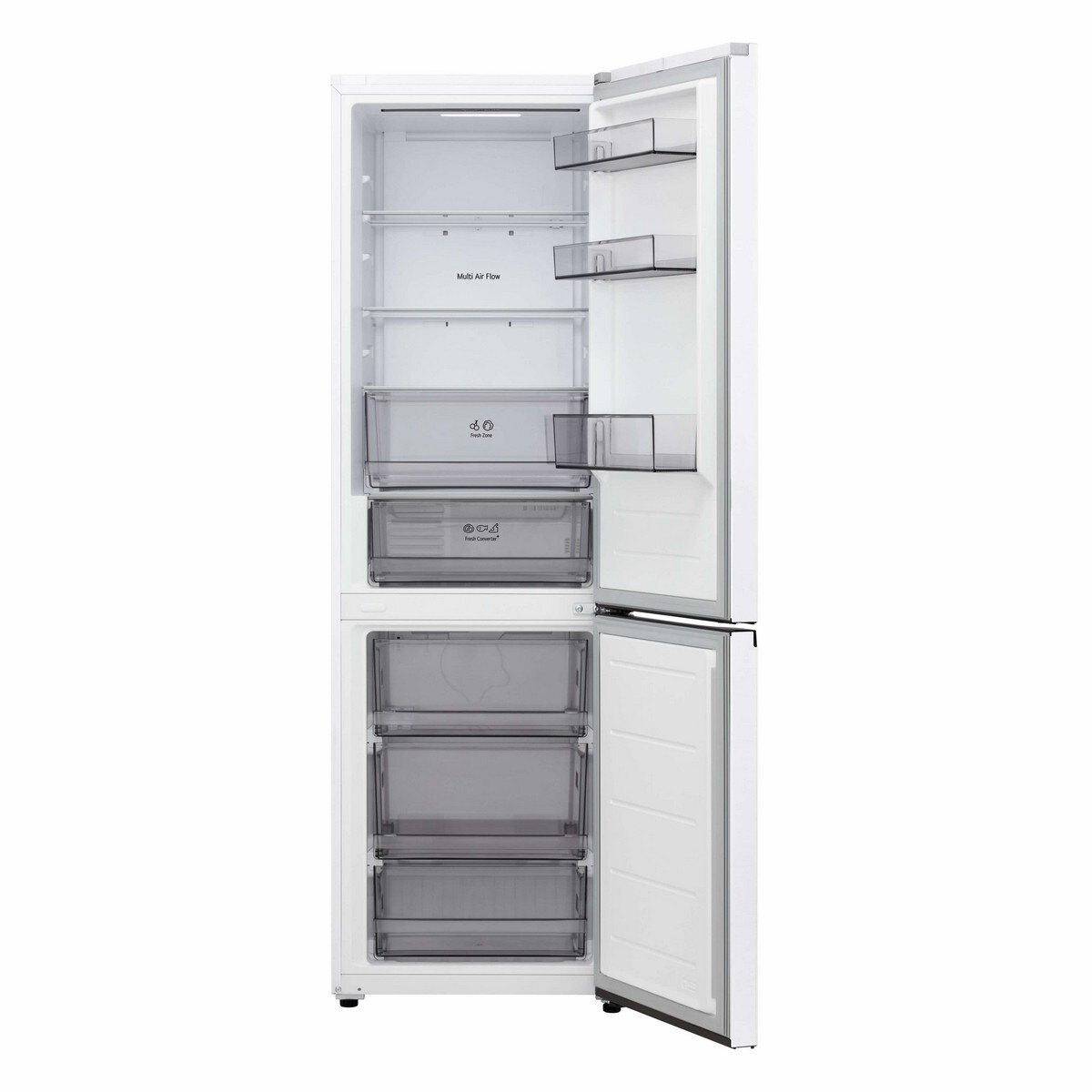 Frigorífico Combinado LG GBBSJ1CCSW.APYQEUZ Total No Frost e de 186 cm - Branco Branco-2