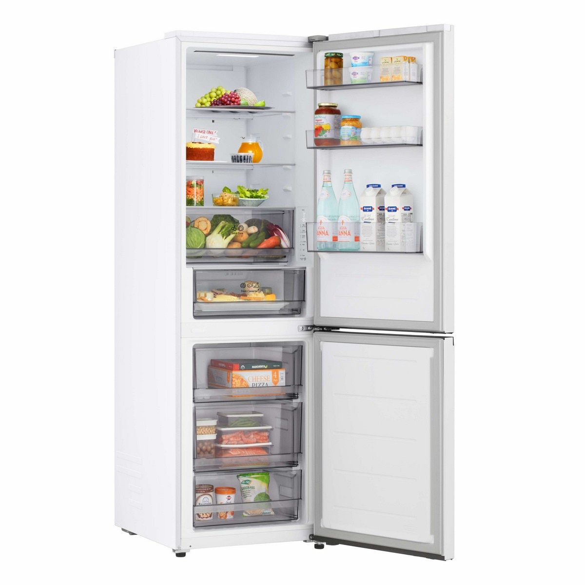 Frigorífico Combinado LG GBBSJ1CCSW.APYQEUZ Total No Frost e de 186 cm - Branco Branco-9