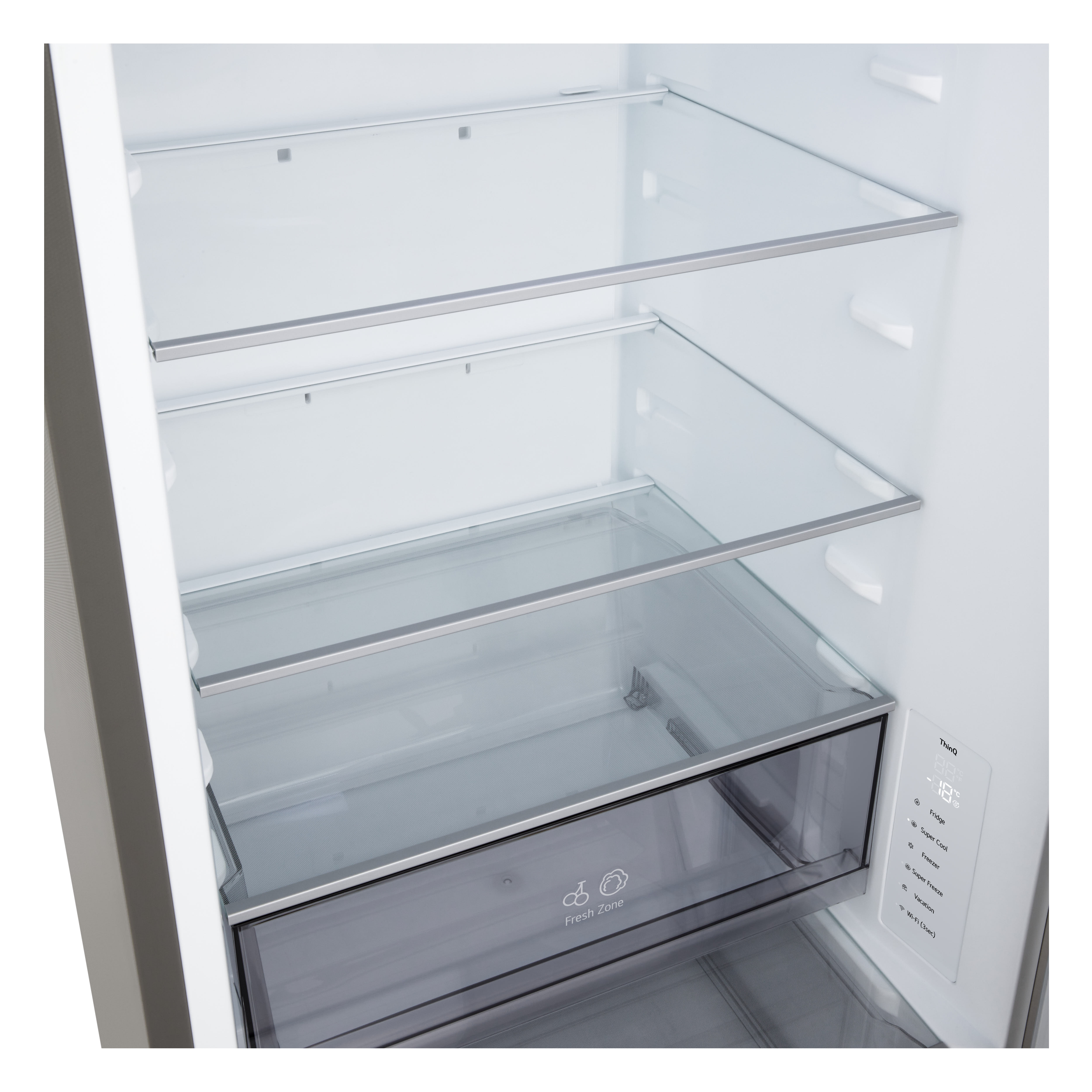Frigorífico Combinado LG GBBSJ10EPY Smart Inverter, Door Cooling+, Multi Air Flow, FRESH Zone e de 186 cm - Prateado Silver-9
