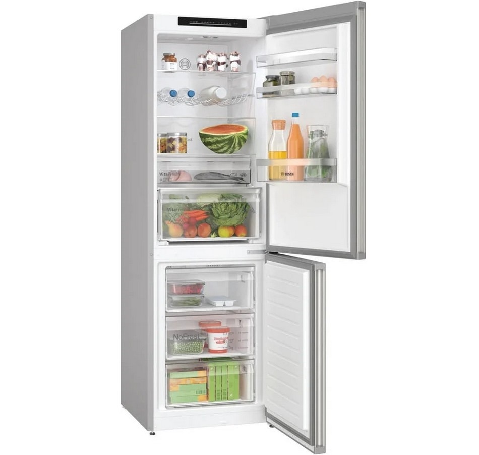 Frigorífico Combinado Bosch KGN362ICF No Frost de 186 cm - Inox Aço Antimarcas-2