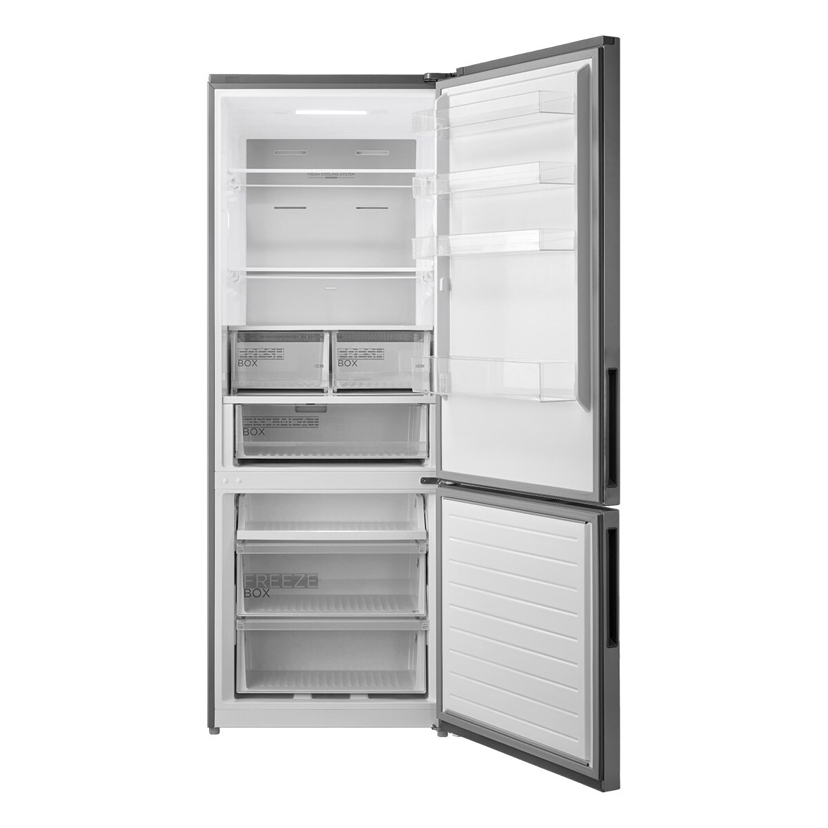 Frigorífico Combinado Midea MDRB593FGE46 Total No Frost e de 188cm - Inox Inox Brilhante-2