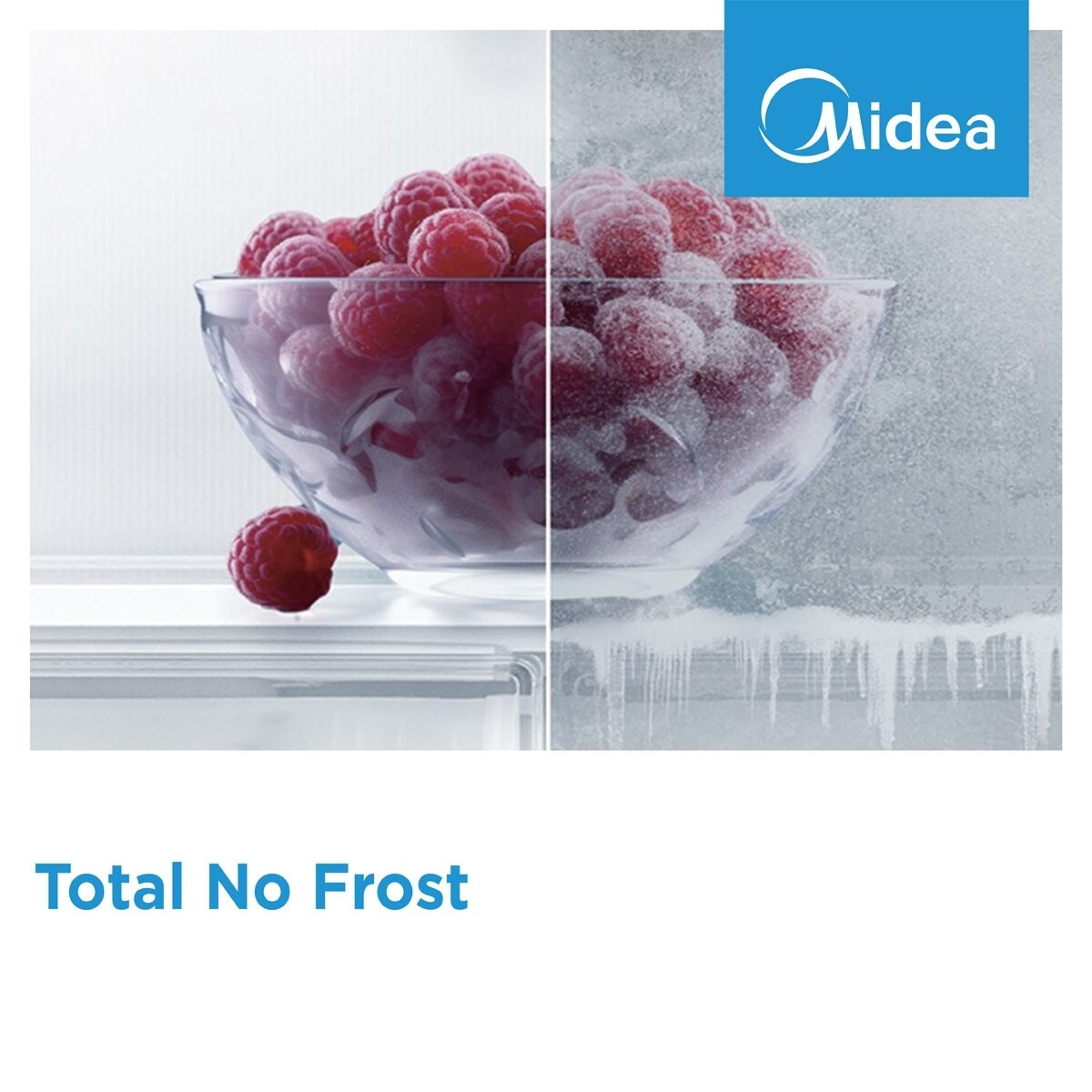 Frigorífico Combinado Midea MDRB424FGD01OE Total No Frost de 188cm - Branco Branco-4