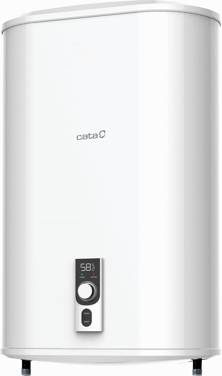 Termoacumulador Elétrico Vertical/Horizontal Cata CTRS-80 E-SMART REV SLIM com Capacidade de 74 litros Branco-1