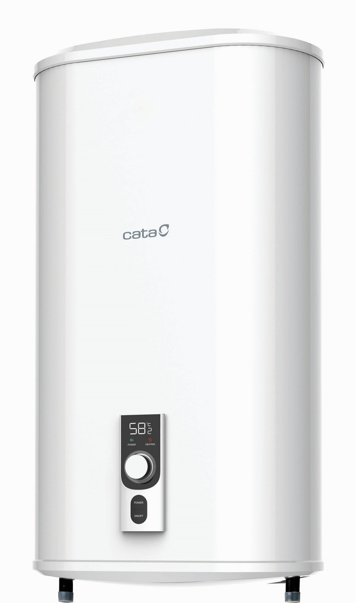 Termoacumulador Elétrico Vertical/Horizontal Cata CTRS-50 E-SMART REV SLIM com Capacidade de 46 litros Branco-1