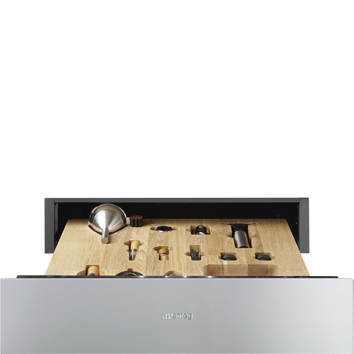 Imagem 0 de Gaveta de Sommelier Smeg Classica CPS315X - Aço Inox