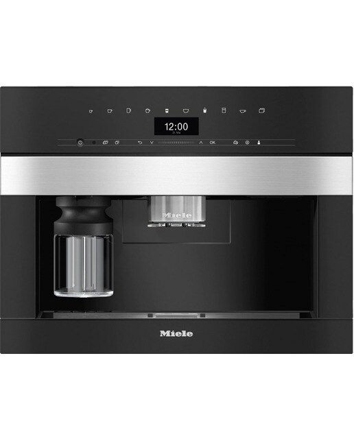 Imagem 0 de Máquina de Café Encastrável Miele CVA 7440 BRWS CupSensor e OneTouch for Two de 19 bar - Aço Inox Clean Steel