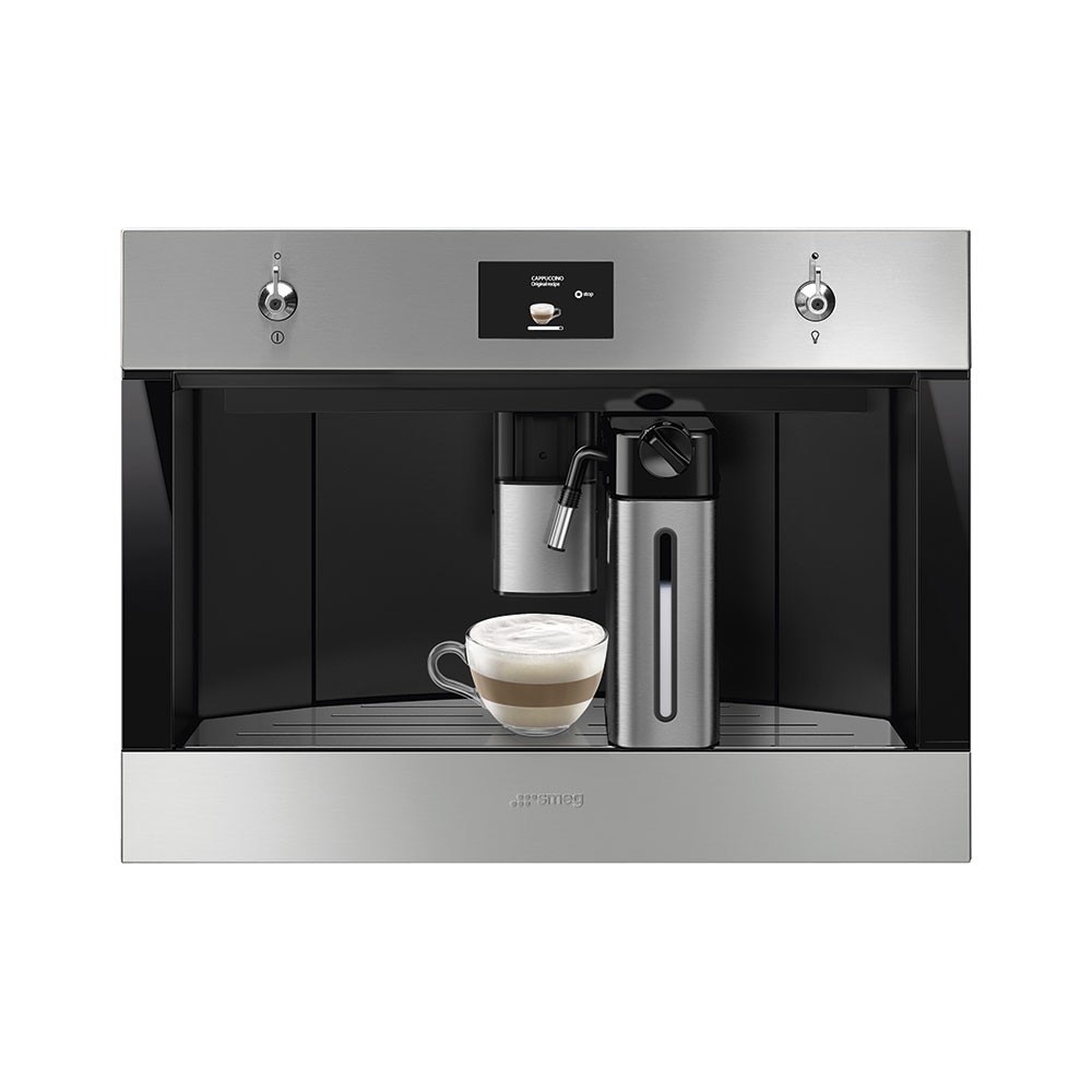 Máquina Café e Cappuccino Automática Encastrável Smeg Classica CMS4303X - Inox 5